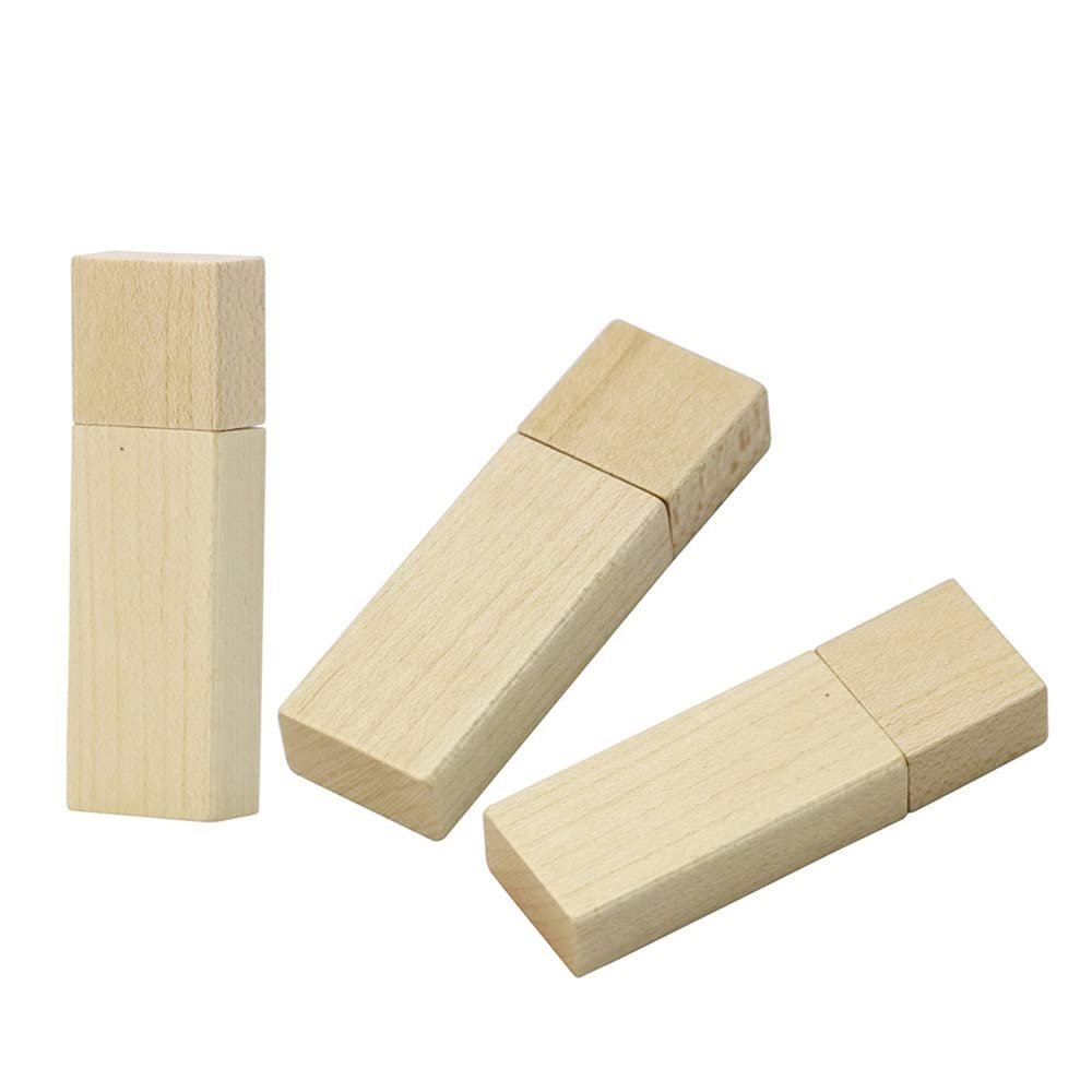 128GB Wood USB Flash Drive USB Drives Memory Stick Thumb Drives USB Stick USB 2.0 Pen Drive Date Storage Zip Drive Drive PenDrive External Storage (Maple)