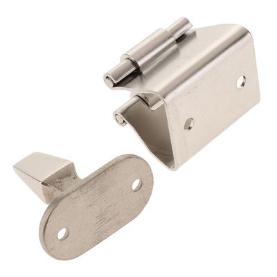 Gazechimp Stainless Steel Marine 1-5/8 inch Door Stop Retaining Catch and Holder for Boat, RV Gate Cabinet Furniture (Small)