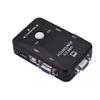 2-Port USB KVM Switch VGA Switch Box Adapter with Cables for PC Computer Sharing Monitor Keyboard Mouse