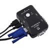 2-Port USB KVM Switch VGA Switch Box Adapter with Cables for PC Computer Sharing Monitor Keyboard Mouse view 2