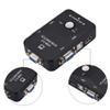 2-Port USB KVM Switch VGA Switch Box Adapter with Cables for PC Computer Sharing Monitor Keyboard Mouse view 4