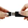 Antrader 10pcs Plastic USB Type A Male Anti-Dust Stopper Plug Cover Protector Cap, Black view 3