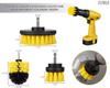 3 Pcs Drill Brush Scrubber Set, Multi-Surface, Nylon 2/3.5/4 in Heads view 2