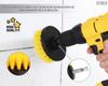 3 Pcs Drill Brush Scrubber Set, Multi-Surface, Nylon 2/3.5/4 in Heads view 3