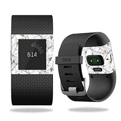 MightySkins Skin Compatible with Fitbit Surge Cover Skins Sticker Watch TrueTimber Conceal Snow