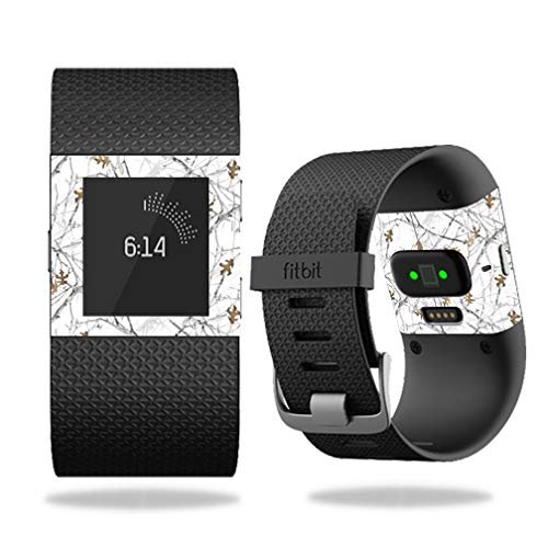 MightySkins Skin Compatible with Fitbit Surge Cover Skins Sticker Watch TrueTimber Conceal Snow