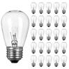 Moonflor S14 Incandescent Light Bulbs, 26 Pack 11W Warm White view 1