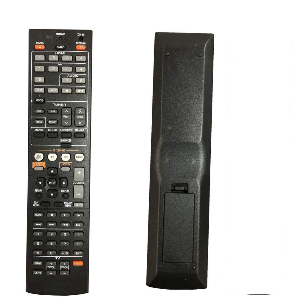 4EVER Replacement Remote Control Fit for Yamaha RX-V575 HTR-8063 RX-A1030 YHT-897BL RX-V767 A/V AV System