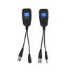 Qioni 1Pair Power Video Balun, HD-CVI/TVI/AHD Passive CCTV Coax BNC Video Balun with Power Connector and RJ45 CAT5 Data Transmitter, Compact Size and Easy Installation view 1