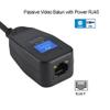 Qioni 1Pair Power Video Balun, HD-CVI/TVI/AHD Passive CCTV Coax BNC Video Balun with Power Connector and RJ45 CAT5 Data Transmitter, Compact Size and Easy Installation view 3