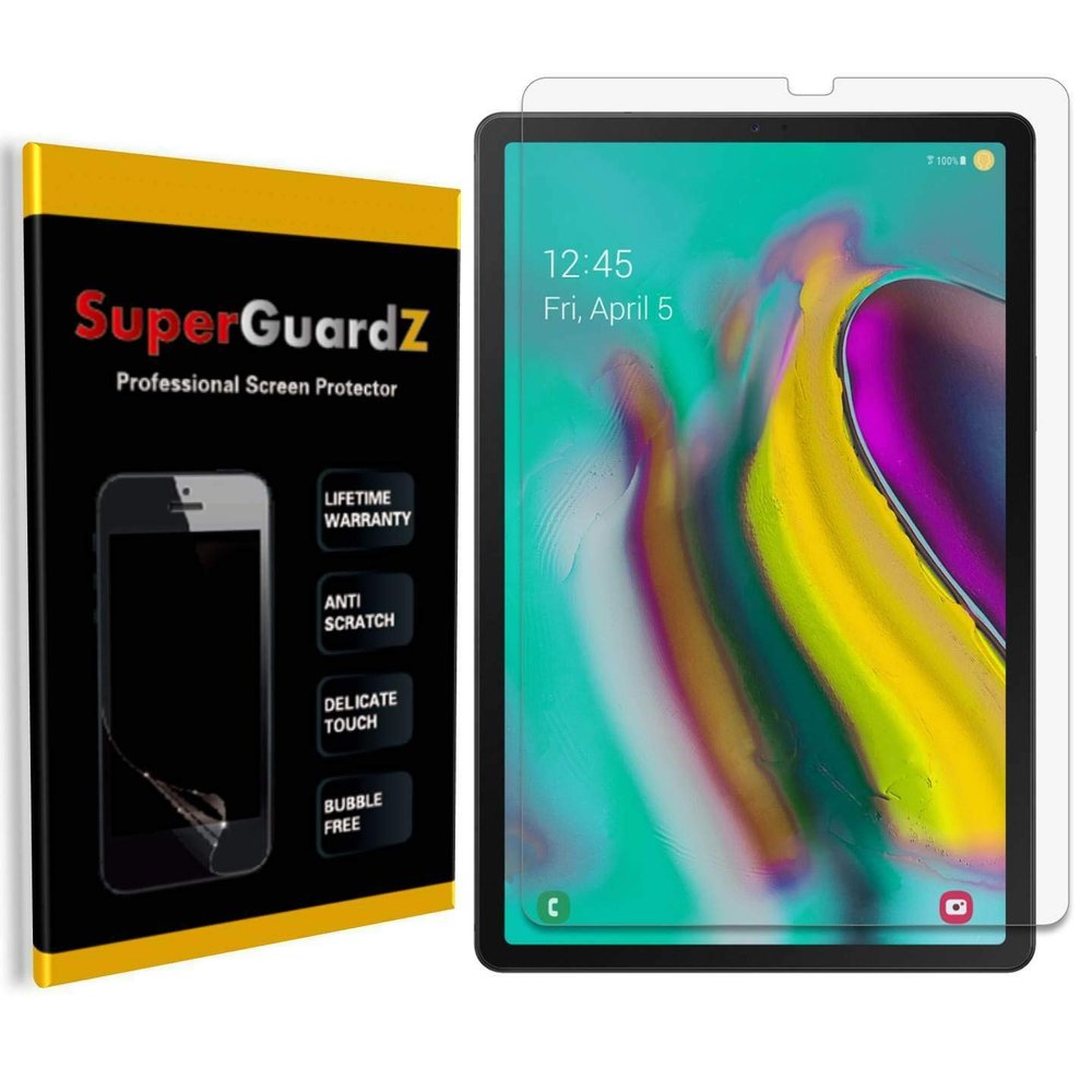 [2-Pack] for Samsung Galaxy Tab S5e Screen Protector - SuperGuardZ, Ultra Clear, Anti-Scratch, Anti-Bubble [Lifetime Replacement] + 2 Stylus Pen