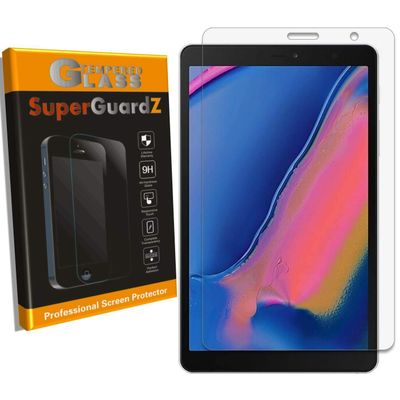 [2-Pack] for Samsung Galaxy Tab A 8.0 (2019) Screen Protector [Tempered Glass], SuperGuardZ, 9H, 0.3mm, 2.5D Round Edge, Anti-Scratch, Anti-Bubble [Lifetime Replacement]