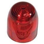 APN106LN-R, Dome Optical Lens Red (10 Items)