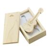 128GB Wood Guitar Shape + Box USB Flash Drive USB Drives Memory Stick Thumb Drives USB Stick USB 2.0 Pen Drive Date Storage Zip Drive Drive PenDrive External Storage (Maple) view 3