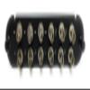 RiteAV - CCH ST/ST (12 Port Simplex w/12 Fiber Connectors) Adapter Patch Panel (Non-LGX) Silver/Black (50/125) for Orange OM2 Multimode view 3