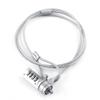 Diyeeni Notebook Security Lock 90-Degree Swivel Cable Joint Lock Cable Digit Password 4-Digit resettable Function Lock Laptop Security Locks, Fortitude and Stability view 1
