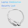 Diyeeni Notebook Security Lock 90-Degree Swivel Cable Joint Lock Cable Digit Password 4-Digit resettable Function Lock Laptop Security Locks, Fortitude and Stability view 2
