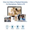 Evertech 8 Channel HD Security Surveillance Camera System Night Vision Remote Access with 2TB HDD view 2