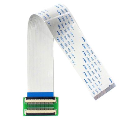 VSDISPLAY 50Pin to 50Pin ZIF 0.5mm Connector Adapter with Extension Flat Cable FFC Extend(Cable Length 200mm)