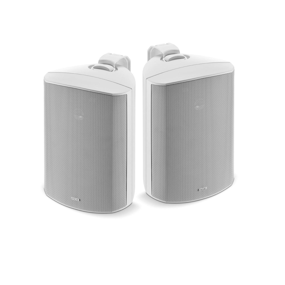 Focal 100 OD6 6.5" Outdoor Loudspeakers, IP66 Rated - White Pair, 2 Speakers
