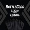 Atwood Rope MFG 5.6MM BattleCord - 2650lb Tensile Strength (Black, 50) view 2