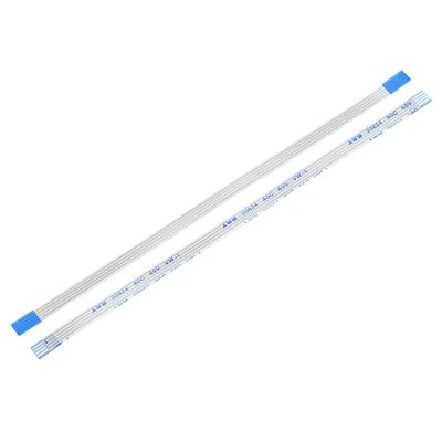 uxcell 10pcs Flexible Flat Cable, 150mm 1mm Pitch A Type 4 Pins FPC FFC Flexible Ribbon Cable for LCD TV Car Audio DVD Player
