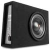 BELVA BPKG10T 600W Peak 10" Shallow-Mount Angled Amplified Loaded Subwoofer Enclosure view 1
