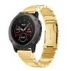 DKEnjoy Stainless Steel Quick Release Wrist Band Replacement Bracelet Watch Strap for Garmin Fenix 5X/Fenix 5X Plus/Fenix 3/Fenix 3 HR Smartwatch (Gold) view 1