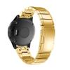 DKEnjoy Stainless Steel Quick Release Wrist Band Replacement Bracelet Watch Strap for Garmin Fenix 5X/Fenix 5X Plus/Fenix 3/Fenix 3 HR Smartwatch (Gold) view 2