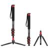 Avella C324D Carbon Fiber 67 Inch Camera Monopod Professional Telescopic Video Monopods Base Tripod for Canon Nikon Sony Olympus Panasonic DSLR Camera view 1