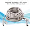 CCTV Cable, 5M / 10M / 15M / 20M AHD Video Power Cable for CCTV Security Camera Surveillance System, 2.1mm DC Power Connector(15M) view 4