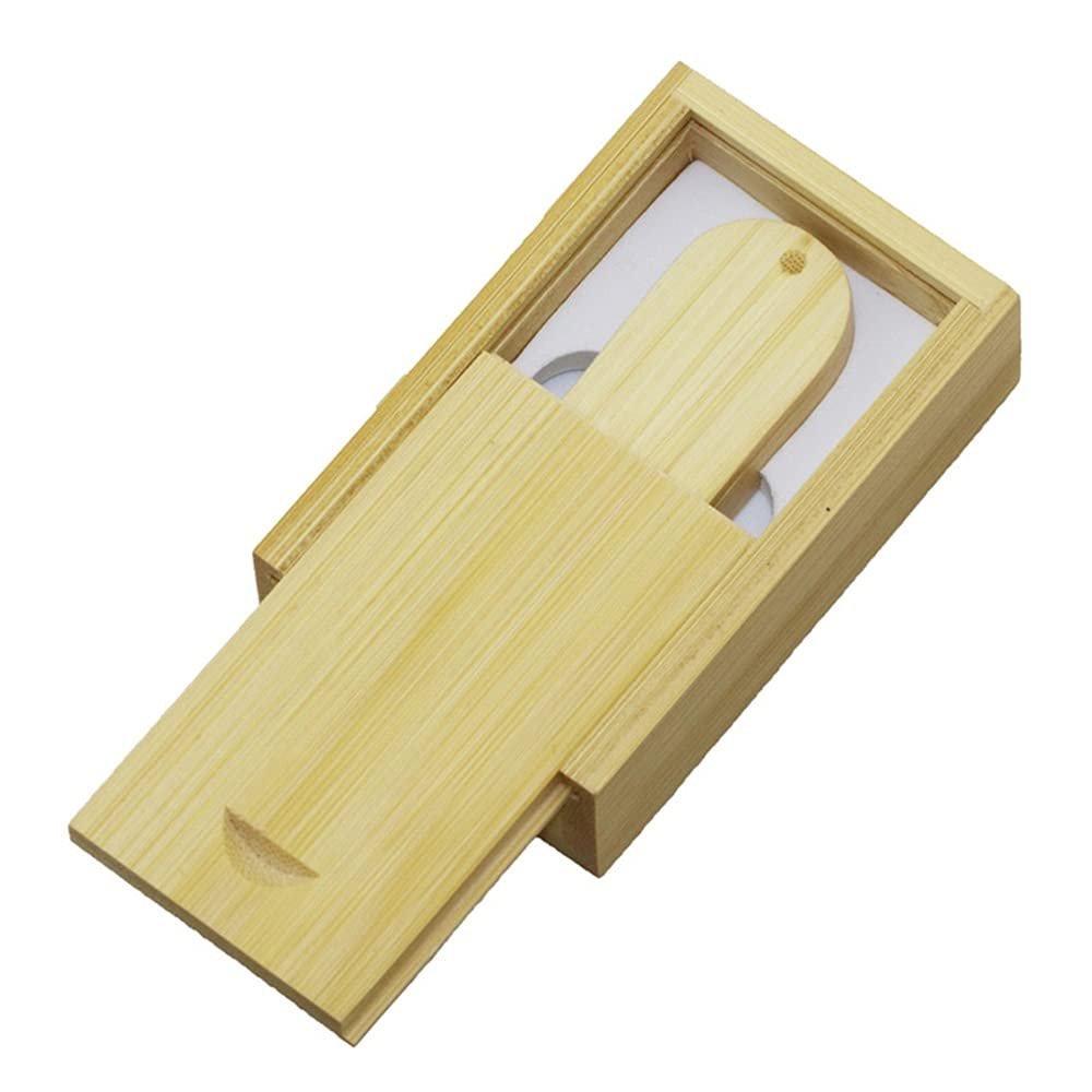 32GB Wood Box USB Flash Drive USB Drives Memory Stick Thumb Drives USB Stick USB 2.0 Pen Drive Date Storage Zip Drive Drive PenDrive External Storage (Bamboo)