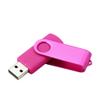 128GB Rotate Shape USB 2.0 Flash Drive USB Flash Drive PenDrive Memorias USB Memory Stick USB Drive USB Flash Disk Thumb Drive U Disk Pen Drive USB Stick (Pink) view 2