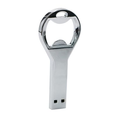 32GB Bottle Opener Shape USB 2.0 Flash Drive Pen Drive Memory Stick USB Stick USB Drive Flash Disk Thumb Drive USB Disk USB Stick U Disk PenDrive (Silver)