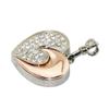 32GB Heart Shape USB Flash Drive USB Drives Memory Stick Thumb Drives USB 2.0 Disk Pen Drive Date Storage Zip Drive Jump Drive USB Stick USB Drive (Silver) view 4