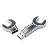 128GB Metal Wrench Shape USB 2.0 Flash Drive Pen Drive Memory Stick USB Stick USB Drive Flash Disk Thumb Drive USB Disk USB Stick U Disk PenDrive (Silver) view 4