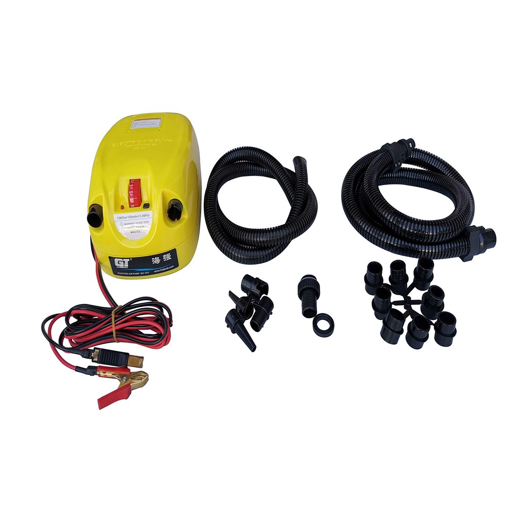 Air Compressor Multifunctioal High Pressure Electric Pump Inflatable Boat Rafts Kayaks 12V Quick Inflator/Deflator