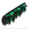 RiteAV - CCH SC/SC (12 Port Simplex w/12 Fiber Connectors) Adapter Patch Panel (Non-LGX) Lime Green/Black (50/125) for Lime Green OM5 Multimode 100Gb view 1