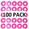 Pink Round Plastic Blank Rack Size Dividers - Multi-Pack (100) view 1