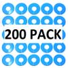 Blue Round Plastic Blank Rack Size Dividers - Multi-Pack (200) view 1