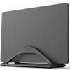 HumanCentric Vertical Laptop Stand for Desks in Matte Black, Upright Adjustable Holder to Dock Apple MacBook Stand, and Other Laptops to Organize Work & Home Office, Automatic Grip view 1