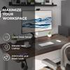 HumanCentric Vertical Laptop Stand for Desks in Matte Black, Upright Adjustable Holder to Dock Apple MacBook Stand, and Other Laptops to Organize Work & Home Office, Automatic Grip view 2