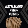 Atwood Rope MFG 5.6MM BattleCord - 2650lb Tensile Strength (Tan, 50) view 2