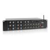 Pyle 12 Channel Power Amplifier w Bluetooth Wireless- 600W Max Power Rack Mount Amplifier with Multi-Zone Sound MixerRCA, USB and AUX inputs-Great for Restaurant, Theater, Studio or Stage- PT12050CH view 1