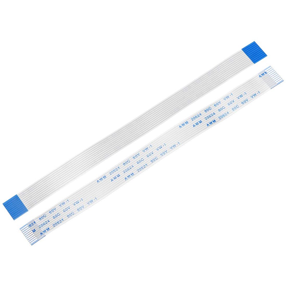 uxcell Flexible Flat Cable,150mm 1mm Pitch 10 Pins FPC FFC Flexible Ribbon Cable for LCD TV DVD Player Laptop 10Pcs (A Type)