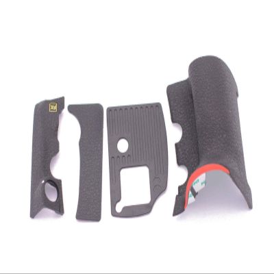 4 Pieces A Set New Rear Grip Body Base Handle Holding Rubber Cover Repair For Nikon D810 Camera With Tape