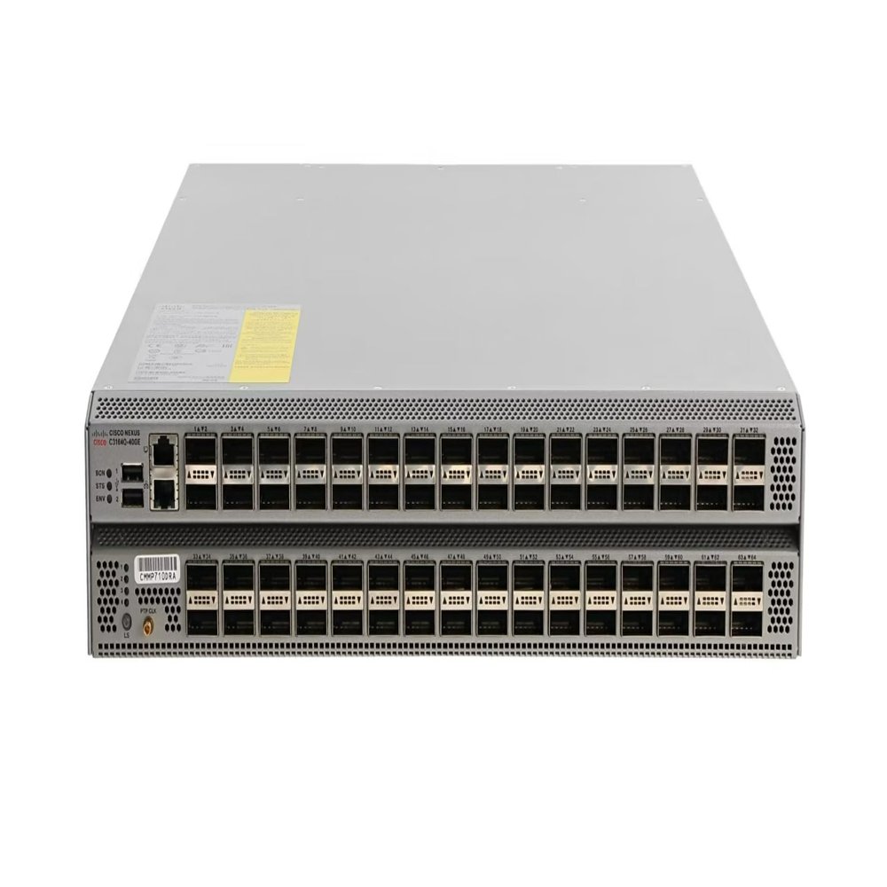 Cisco Nexus N3K-C3164Q-40GE 64-Port QSFP+ 40GB Switch w/ Dual PSU (Renewed)