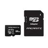 ARCANITE 64GB microSDXC Memory Card with Adapter - A1, UHS-I U3, V30, 4K, C10, Micro SD, Optimal Read speeds up to 90 MB/s view 1