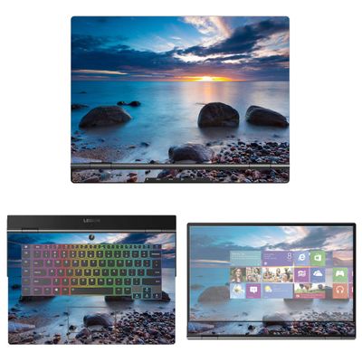 Decalrus - Protective Decal Ocean Scene Skin Sticker for Lenovo Legion Y740 (15.6" Screen) case Cover wrap LElegionY740-255