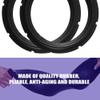 Serounder 10 Inch Perforated Rubber Speaker Foam Subwoofer Surround Replacement Rubber Ring Repair Parts for DIY Speakers (2PCS) view 2